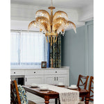Odoraris Regal Brass Crystal Chandelier - Lamp Outdoor
