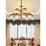 Odoraris Regal Brass Crystal Chandelier - Lamp Outdoor
