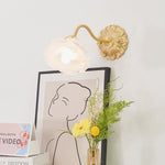 Brass Rose Wall Light - Lamp Outdoor