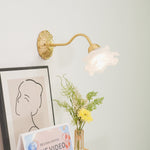 Brass Rose Wall Light - Lamp Outdoor