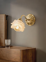 Brass Rose Wall Light - Lamp Outdoor