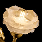 Brass Rose Wall Light - Lamp Outdoor