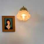 Brass Rose Wall Light - Lamp Outdoor