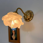 Brass Rose Wall Light - Lamp Outdoor
