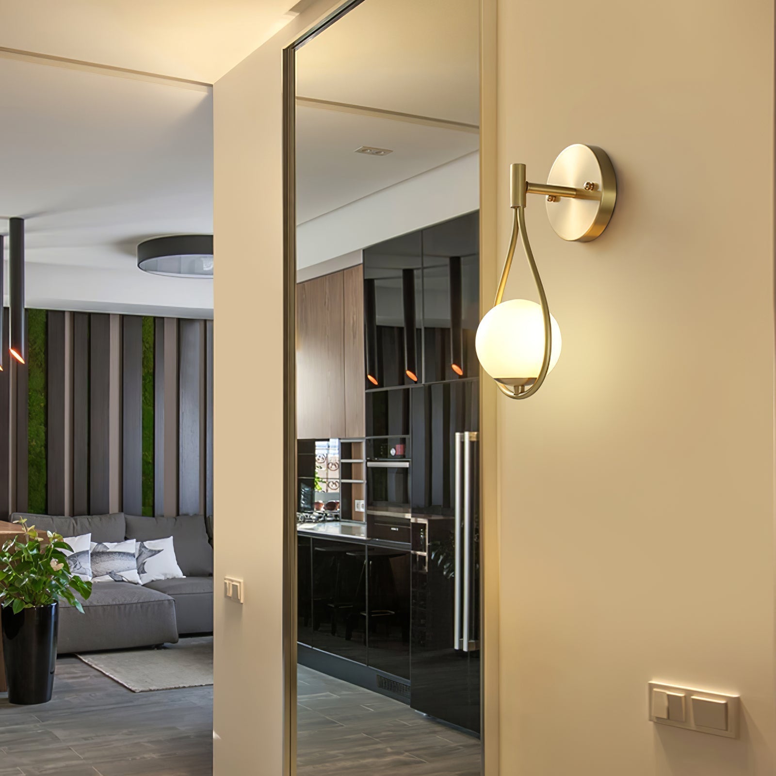 Brass Vanity Wall Lamp - Lamp Outdoor