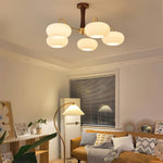 Brass Wooden Persimmon Chandelier - Lamp Outdoor
