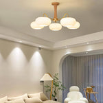 Brass Wooden Persimmon Chandelier - Lamp Outdoor
