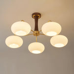 Brass Wooden Persimmon Chandelier - Lamp Outdoor
