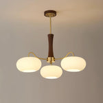 Brass Wooden Persimmon Chandelier - Lamp Outdoor