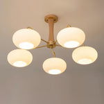 Brass Wooden Persimmon Chandelier - Lamp Outdoor