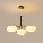 Brass Wooden Persimmon Chandelier - Lamp Outdoor
