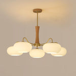 Brass Wooden Persimmon Chandelier - Lamp Outdoor