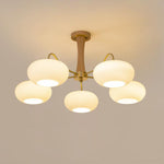 Brass Wooden Persimmon Chandelier - Lamp Outdoor