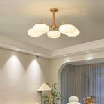 Brass Wooden Persimmon Chandelier - Lamp Outdoor