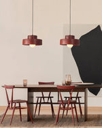 Bray Pendant Lamp Double Layers Resin - Letslighting