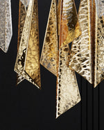 Nyvinia Glass Feather-Shape Chandelier - Lamp Outdoor