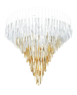 Nyvinia Glass Feather-Shape Chandelier - Lamp Outdoor