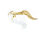 Nyvinia Glass Feather-Shape Chandelier - Lamp Outdoor