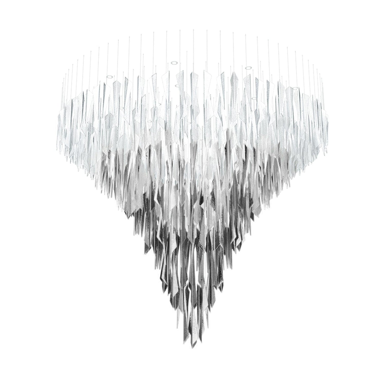Nyvinia Glass Feather-Shape Chandelier - Lamp Outdoor