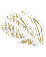 Nyvinia Glass Feather-Shape Chandelier - Lamp Outdoor