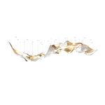 Alnoror Sculptural Gold Pendant Light - Lamp Outdoor