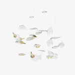 Asorus Artistic Leaf-Shape Chandelier - Lamp Outdoor