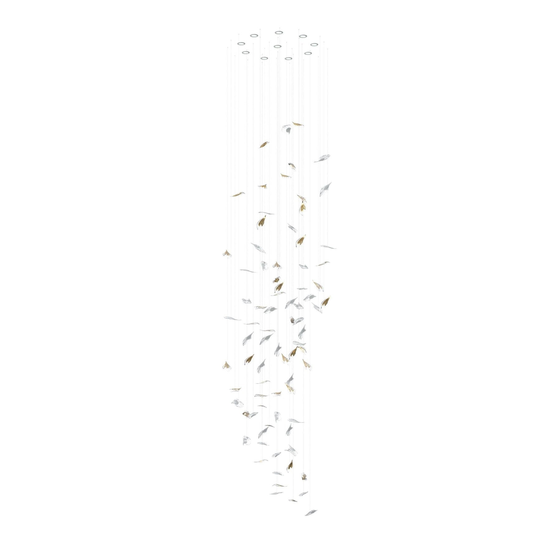 Asorus Artistic Leaf-Shape Chandelier - Lamp Outdoor