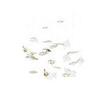 Asorus Artistic Leaf-Shape Chandelier - Lamp Outdoor