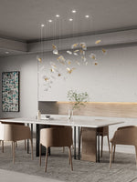 Asorus Artistic Leaf-Shape Chandelier - Lamp Outdoor