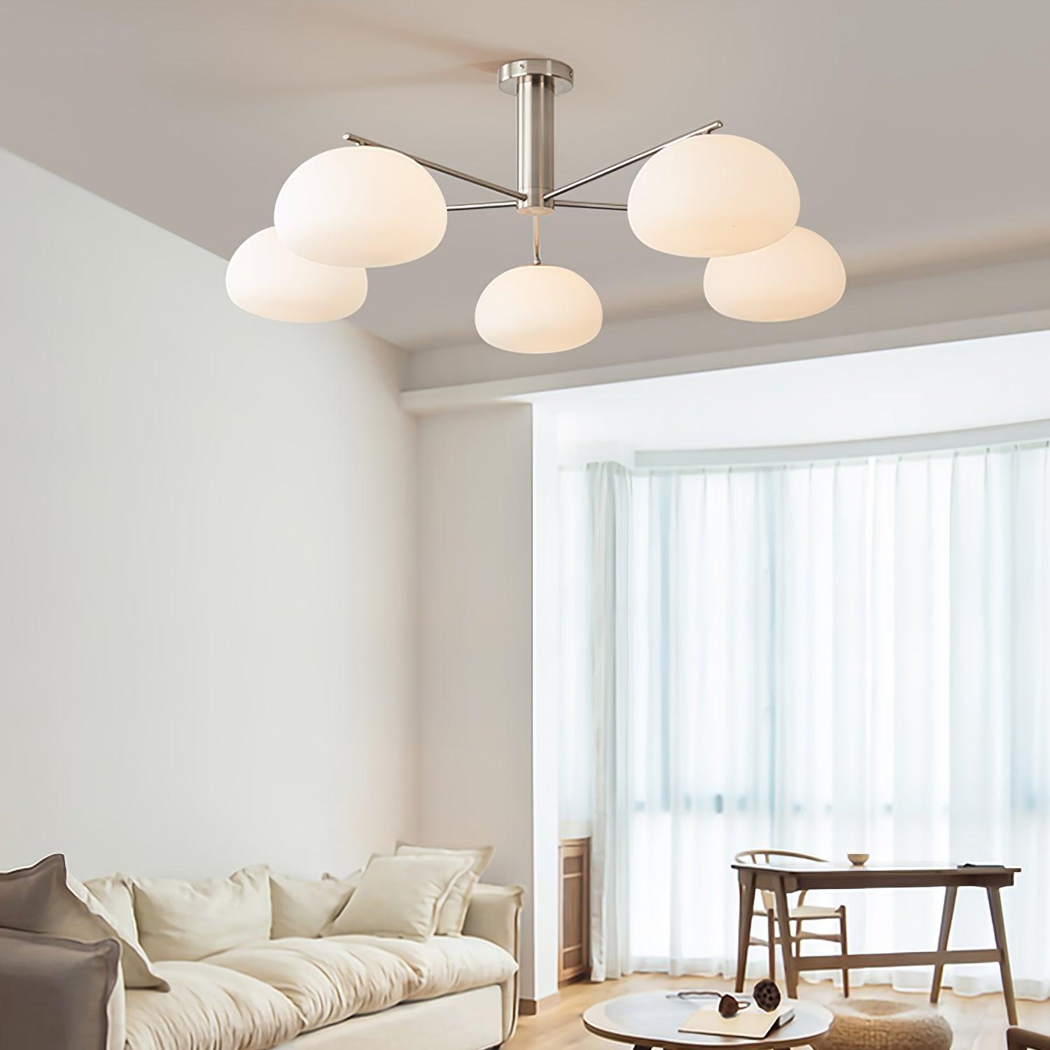 Lunara Luxe Glass Chandelier - Lamp Outdoor