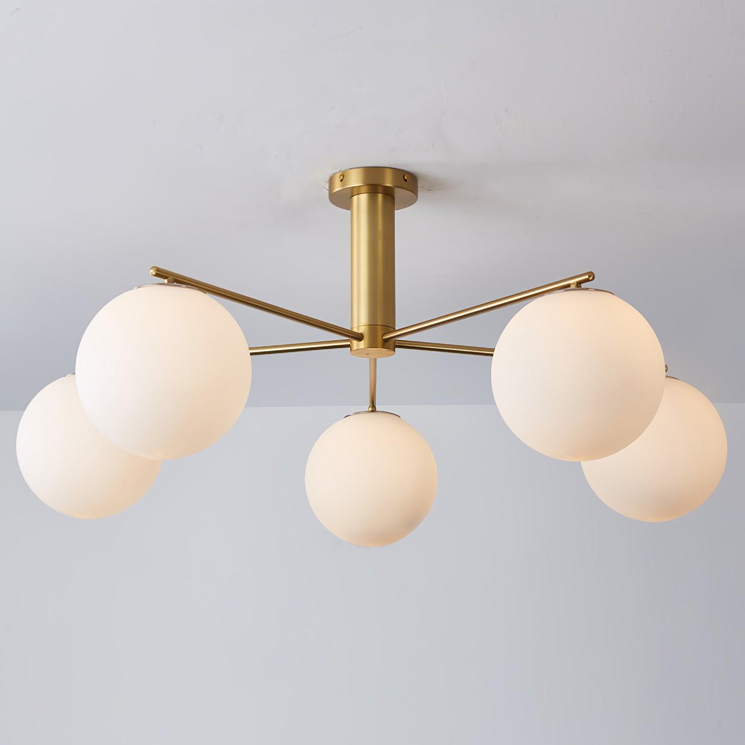 Lunara Luxe Glass Chandelier - Lamp Outdoor