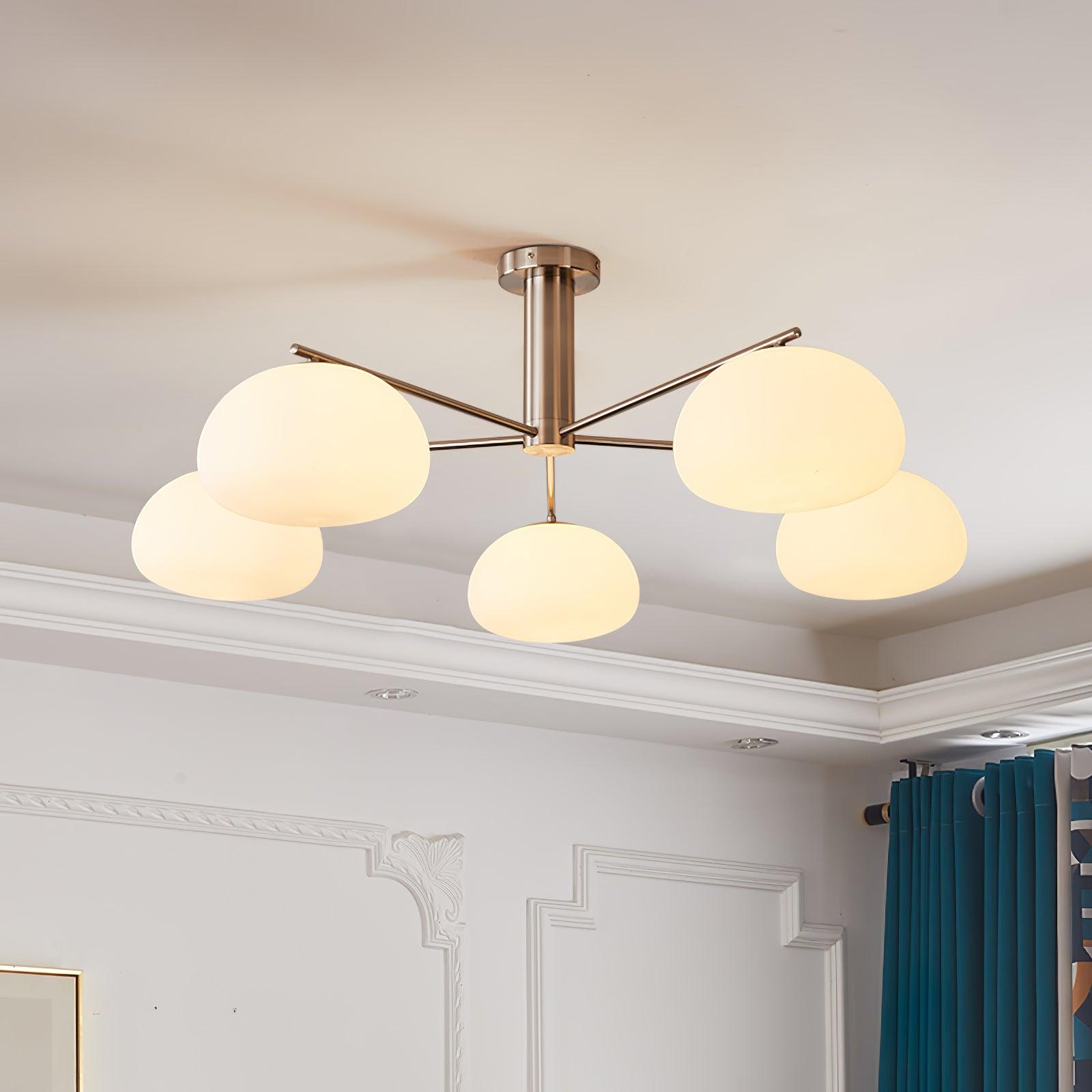 Lunara Luxe Glass Chandelier - Lamp Outdoor