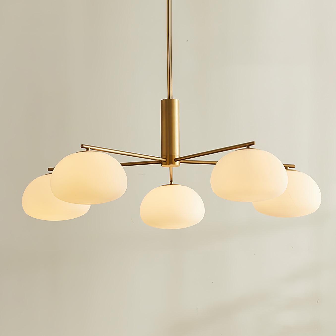 Lunara Luxe Glass Chandelier - Lamp Outdoor