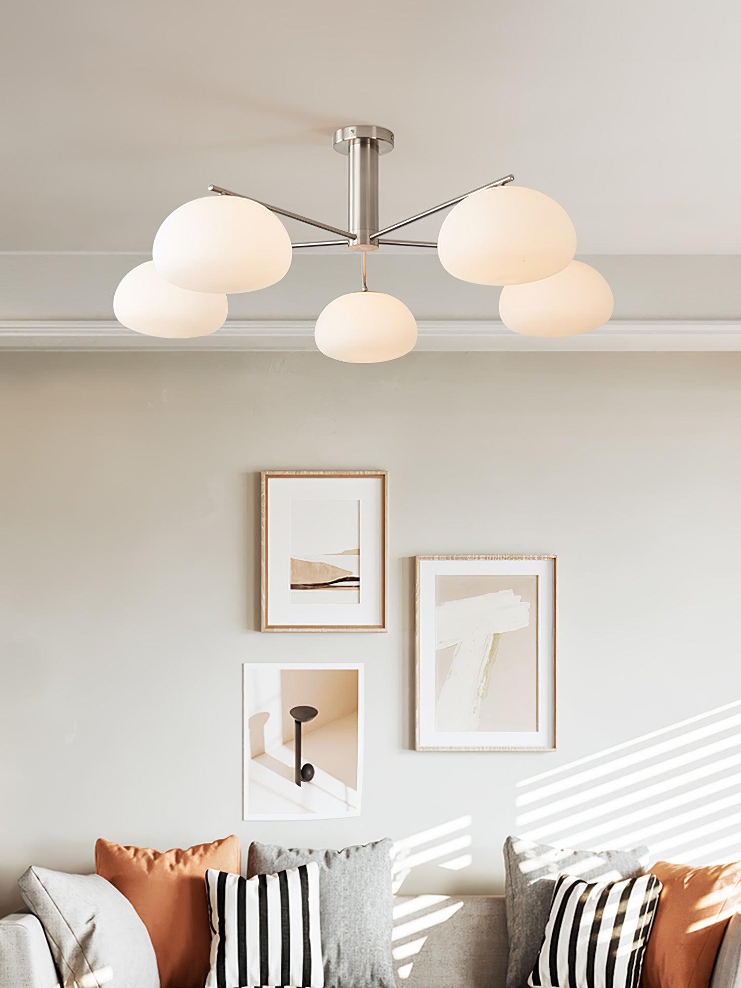 Lunara Luxe Glass Chandelier - Lamp Outdoor