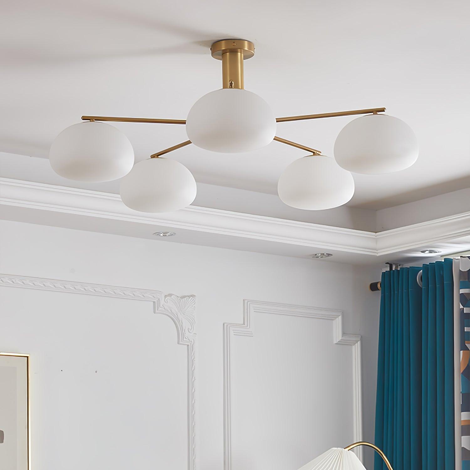 Lunara Luxe Glass Chandelier - Lamp Outdoor