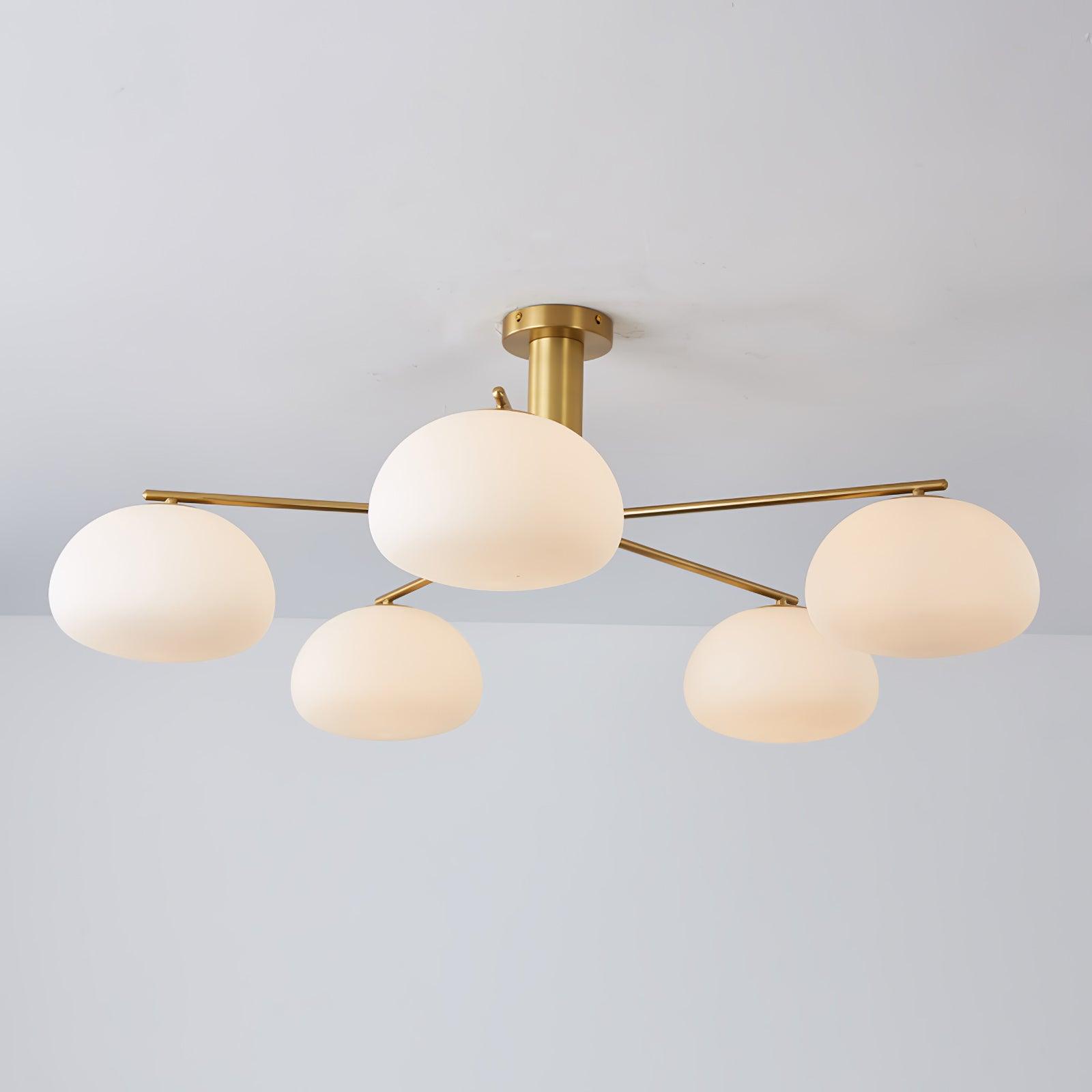 Lunara Luxe Glass Chandelier - Lamp Outdoor