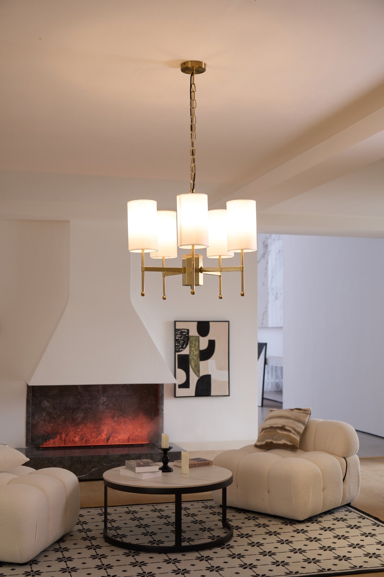 Brilliancess Brass Chandelier - Lamp Outdoor
