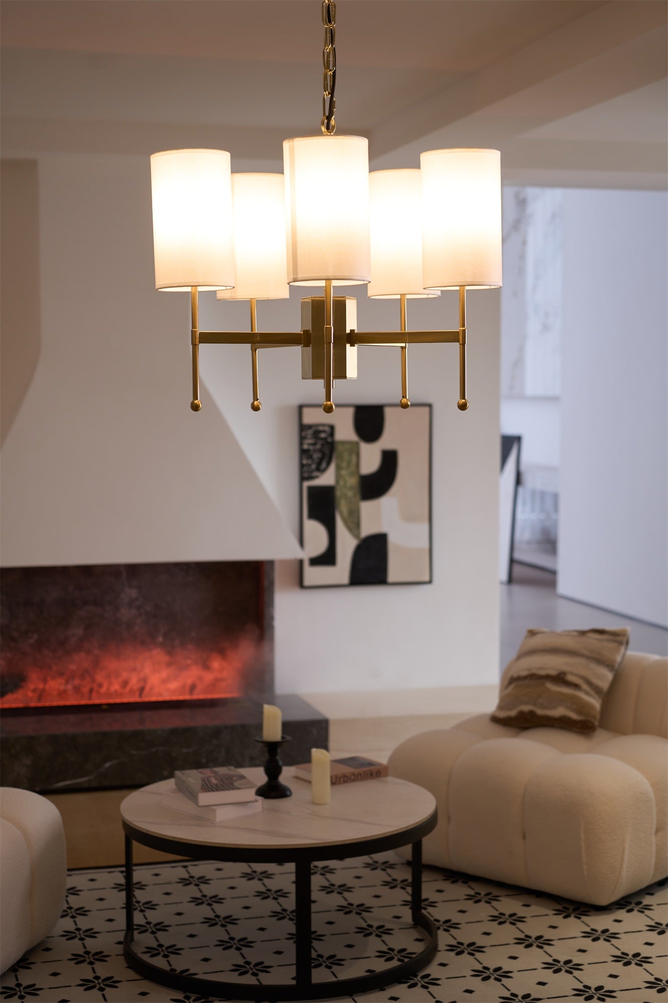 Brilliancess Brass Chandelier - Lamp Outdoor