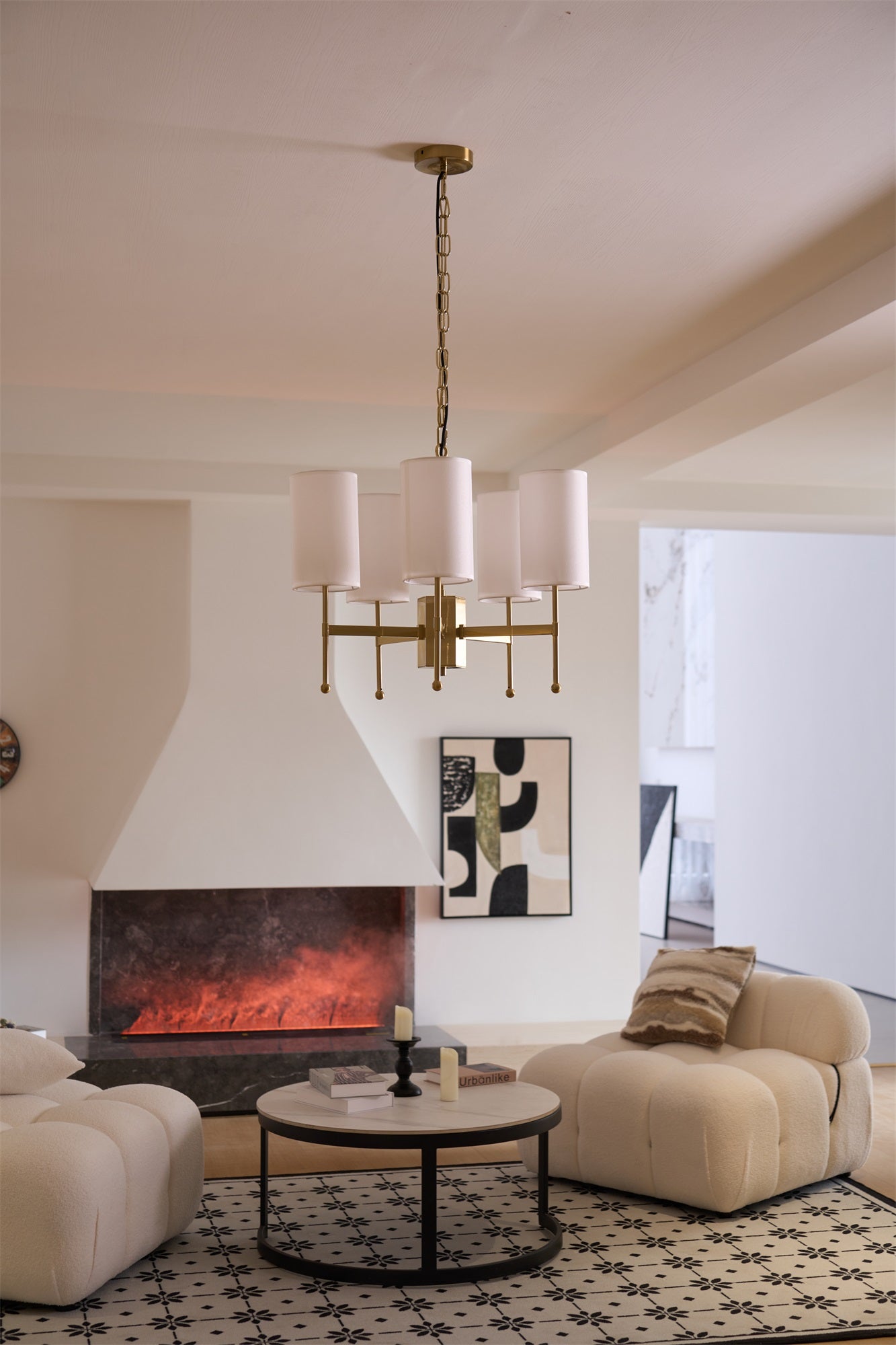 Brilliancess Brass Chandelier - Lamp Outdoor