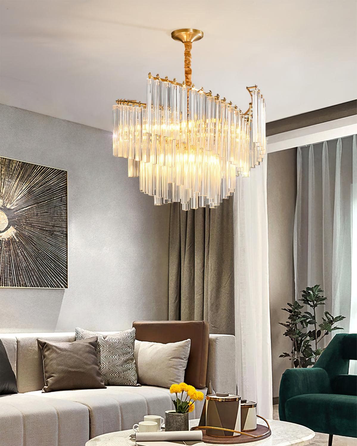 Ilsoris Postmodern Luxury Brinicle Crystal Chandelier - Lamp Outdoor