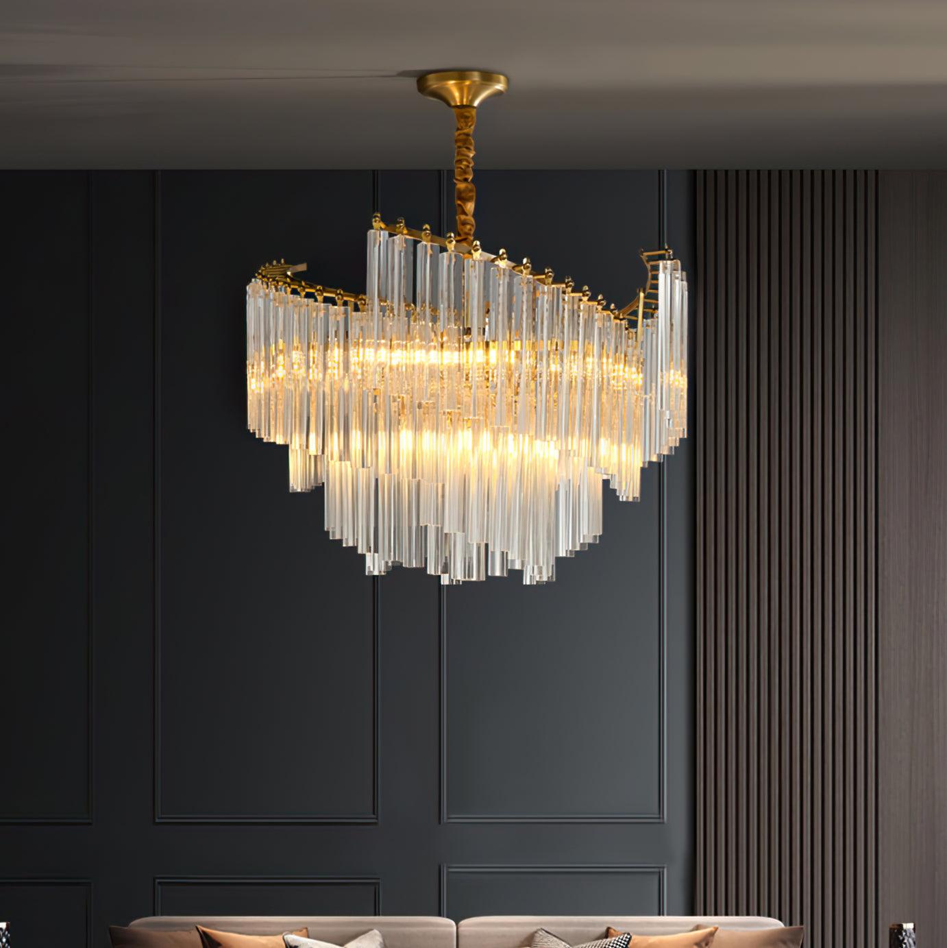 Ilsoris Postmodern Luxury Brinicle Crystal Chandelier - Lamp Outdoor