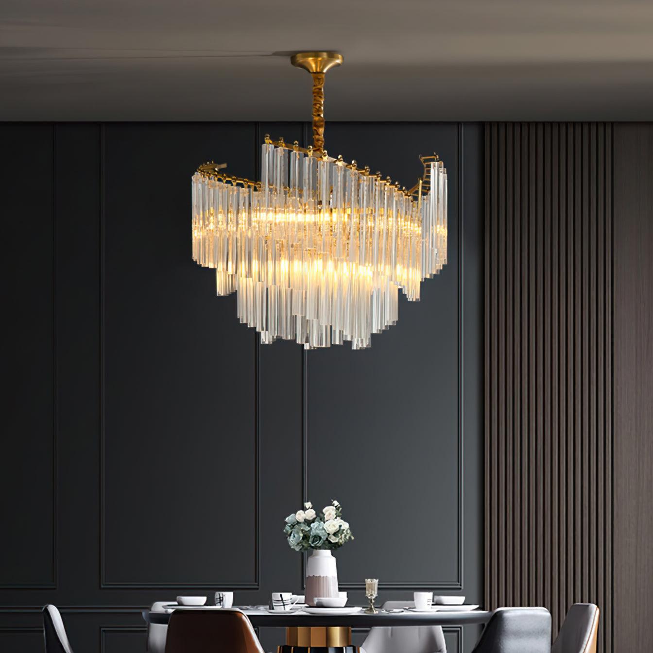 Ilsoris Postmodern Luxury Brinicle Crystal Chandelier - Lamp Outdoor