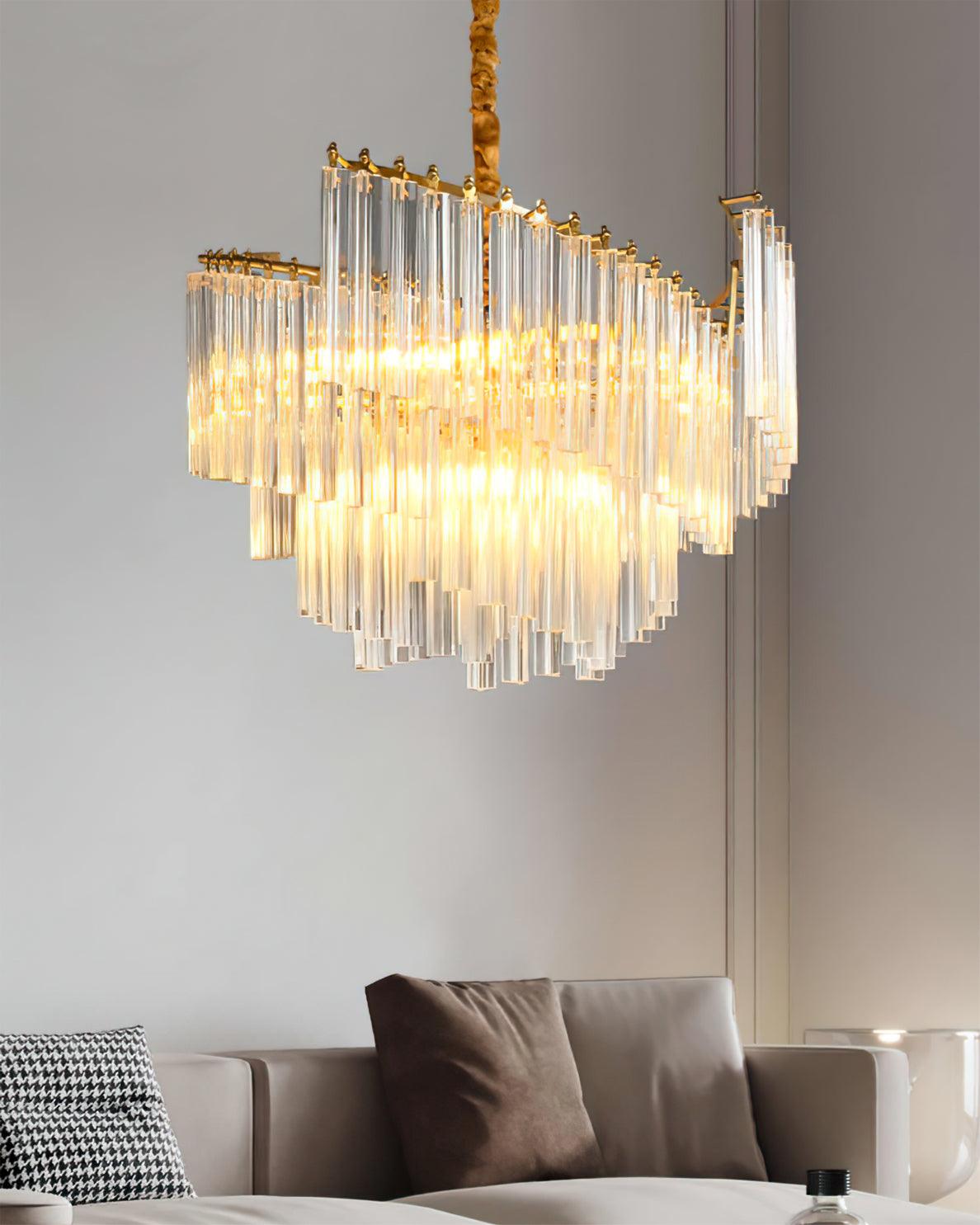 Ilsoris Postmodern Luxury Brinicle Crystal Chandelier - Lamp Outdoor