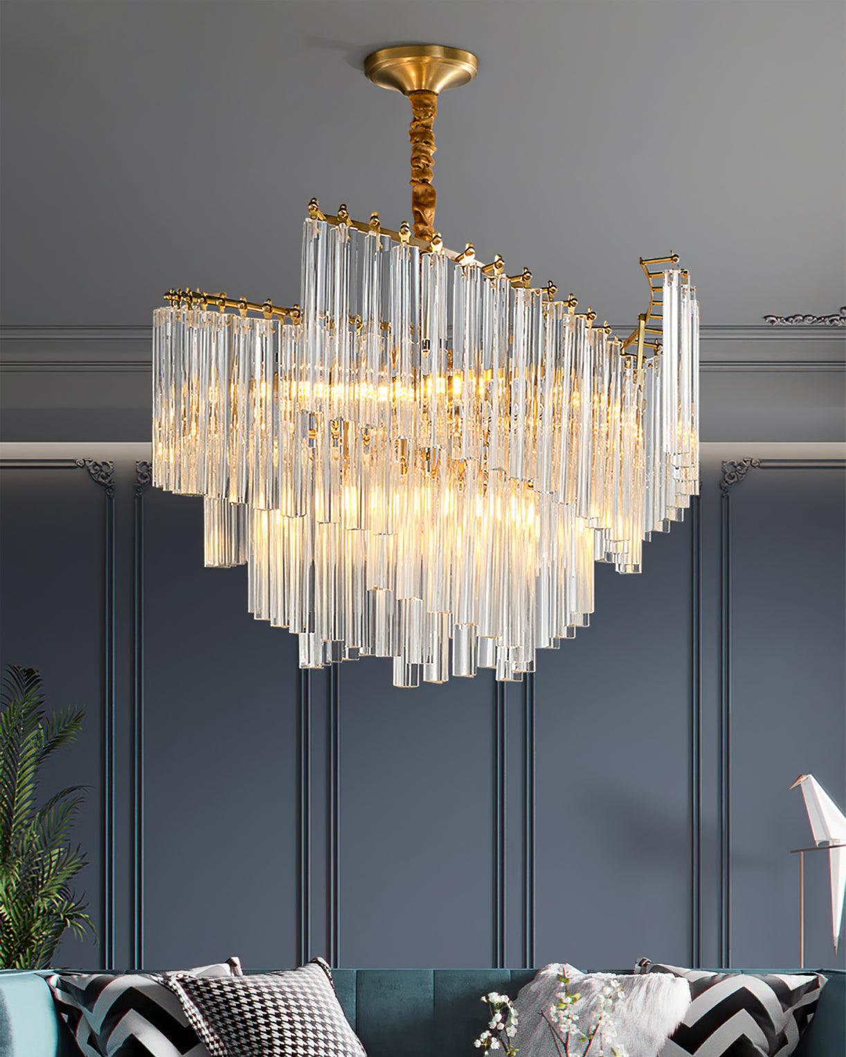 Ilsoris Postmodern Luxury Brinicle Crystal Chandelier - Lamp Outdoor