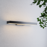 Outdoor Motion Sensor Black Rectangle Wall Light - Lamp Outdoor
