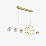 Brooklyn Double Circle Chandelier - Lamp Outdoor