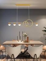 Brooklyn Double Circle Chandelier - Lamp Outdoor