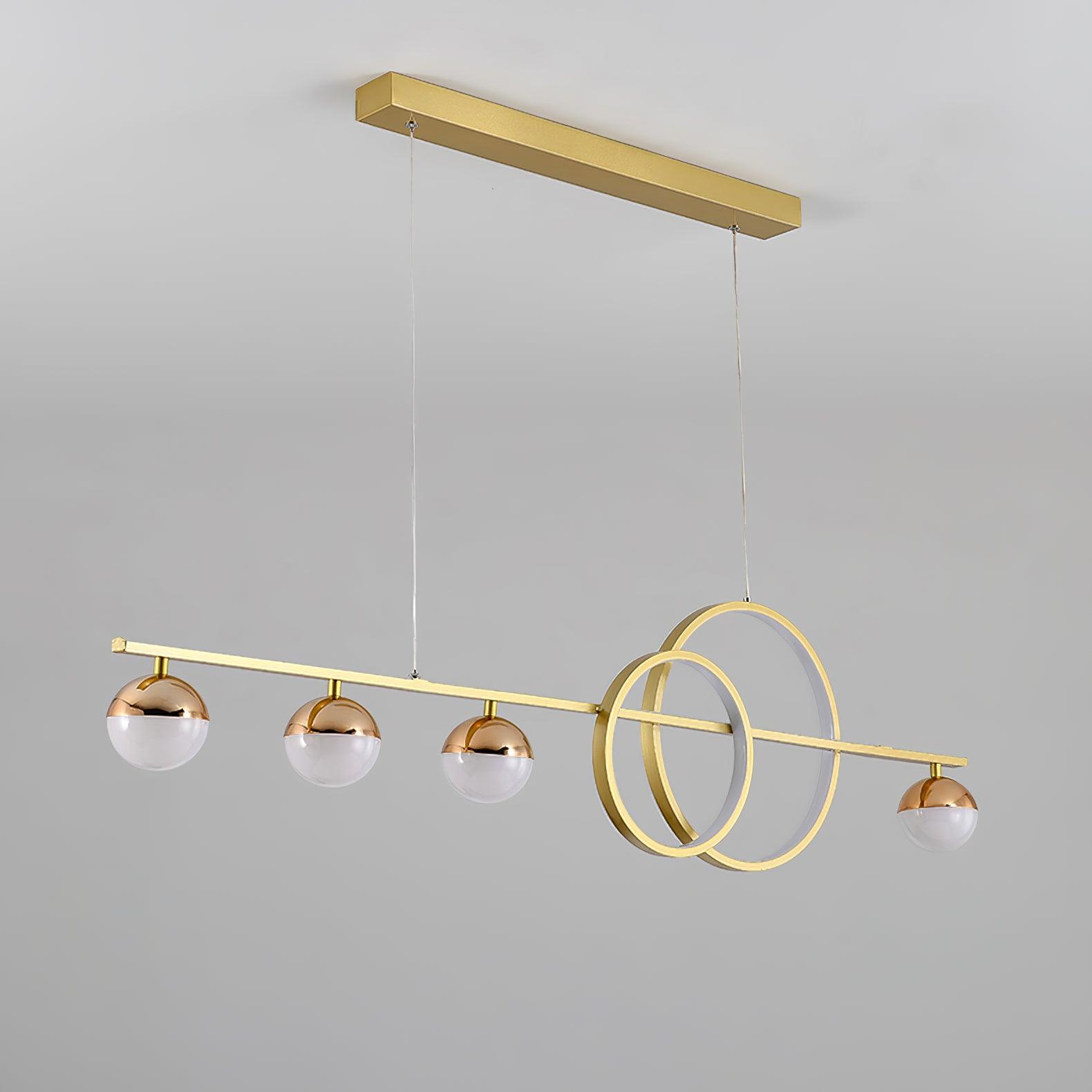 Brooklyn Double Circle Chandelier - Lamp Outdoor