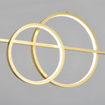 Brooklyn Double Circle Chandelier - Lamp Outdoor