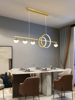 Brooklyn Double Circle Chandelier - Lamp Outdoor